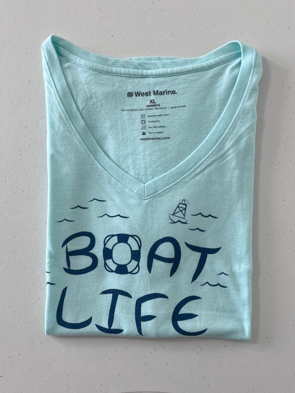 West Marine Women’s Boat Life Shirt size XL - Picture 10 of 12
